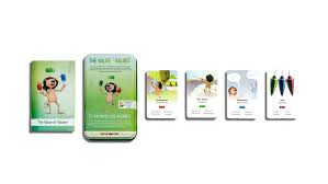 Cartas el valor de los valores 